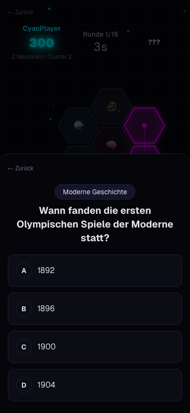 Question screen